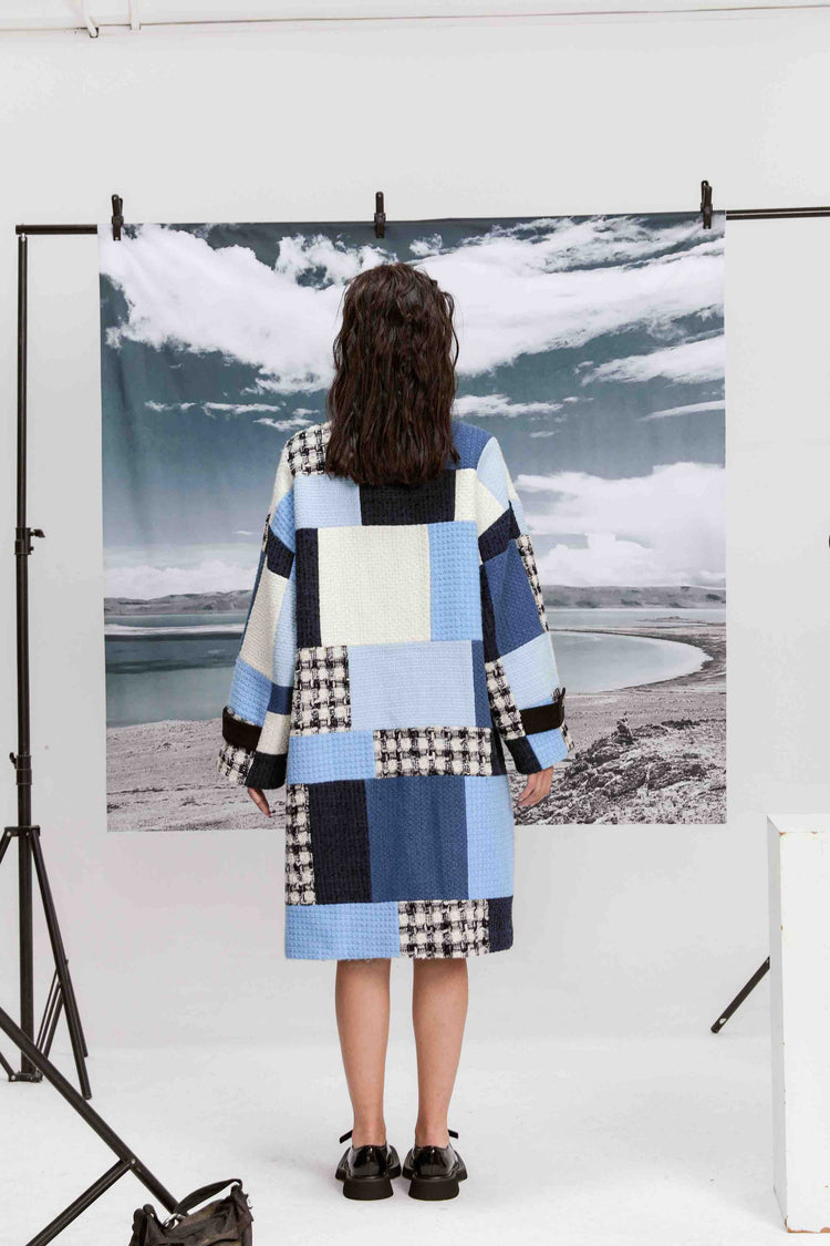 Humayra.S Hollowed Patchwork Coat