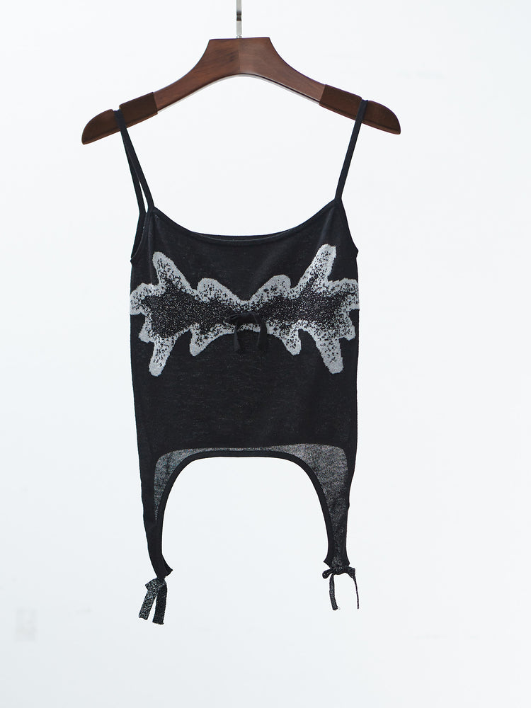 NOPHORA bowknot tank mini top